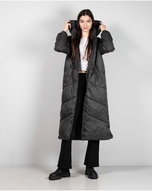 Geaca lunga Vero Moda cu capse laterale si gluga 24LGD34004