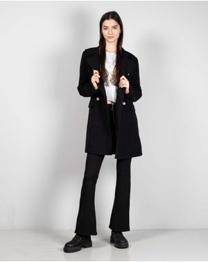 Palton VILA cu nasturi si buzunare 24LGD34021