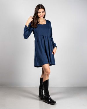 Rochie uni cu maneci lungi 24MAY16015