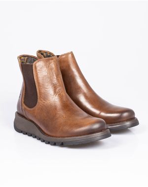 Ghete chelsea Fly London din piele naturala 24FLY02005