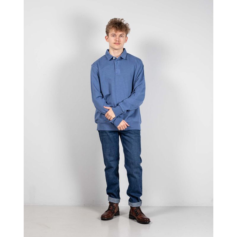 Bluza-din-bumbac-cu-maneca-lunga-si-nasturi-la-baza-gatului-N241441002