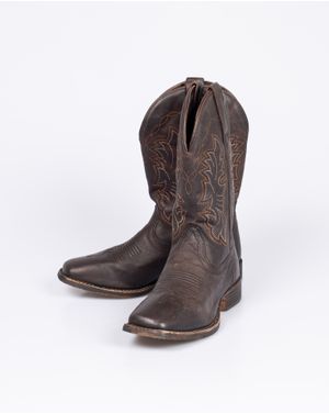 Cizme din piele naturala cu talpa joasa N2414A0001