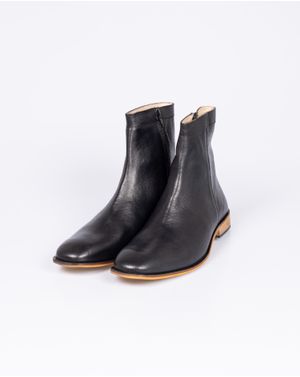 Ghete din piele naturala cu talpa joasa N2414A1004