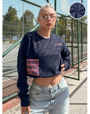 Bluza Shein cu maneca lunga si imprimeu 24MAE38132