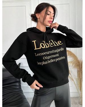 Hanorac Shein cu gluga si imprimeu 24MAE38167