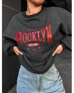 Bluza Shein casual cu imprimeu 24MAE38374