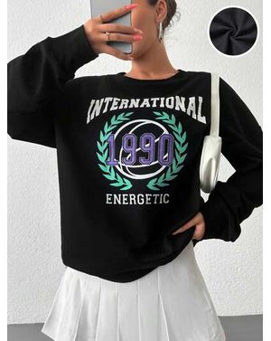 Bluza Shein din bumbac cu imprimeu 24MAE38406