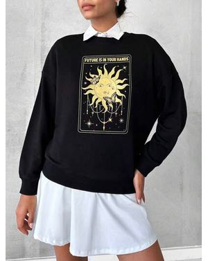 Bluza Shein casual cu imprimeu 24MAE38472