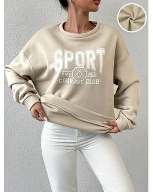 Bluza Shein casual cu imprimeu 24MAE38507