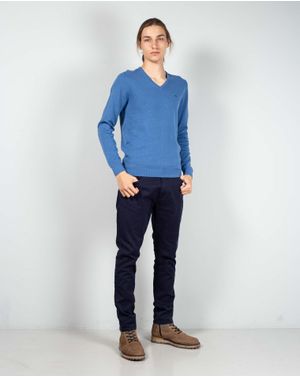 Pulover din bumbac tricotat 24ITT57004