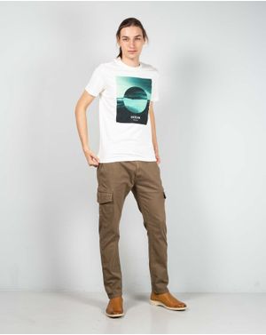 Tricou din bumbac cu maneca scurta si imprimeu 24ITT57008