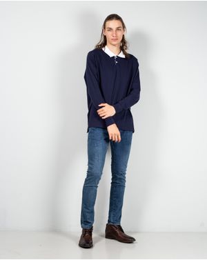 Bluza Koala Bay din bumbac cu guler in contrast 24TFT27001