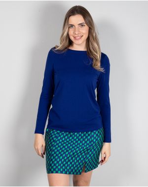 Bluza uni din tricot fin N241403002