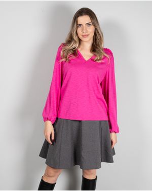 Bluza uni cu maneca lunga N241403007