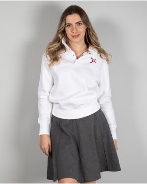 Bluza sport cu interior pufos si capse la baza gatului N241432008