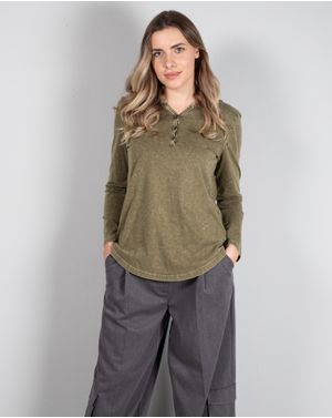 Bluza din bumbac cu maneca lunga N241438001