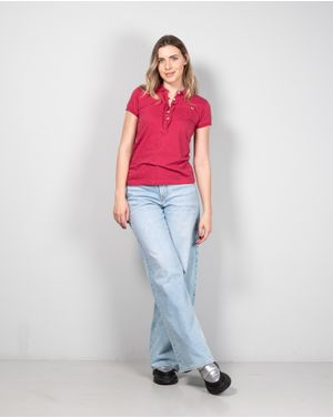 Tricou casual din bumbac cu model brodat pe spate N241537004