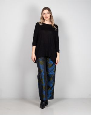 Bluza subtire din bumbac cu maneci trei sferturi N241543001