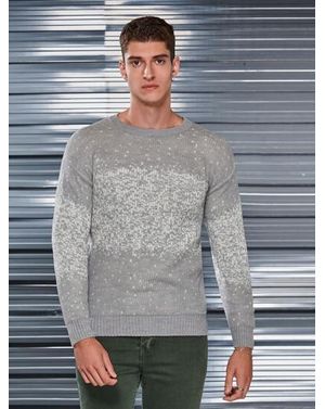 Pulover Shein cu imprimeu pentru barbati 24MAE39016