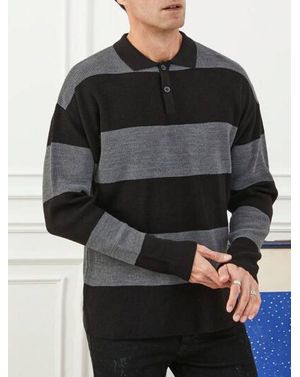 Pulover Shein in dungi pentru barbati 24MAE39017