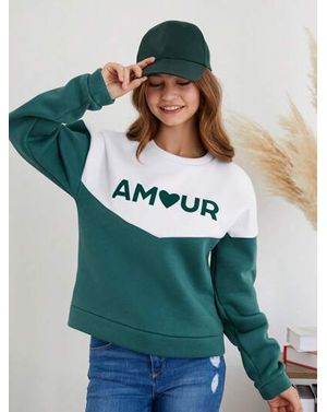 Bluza Shein cu imprimeu pentru fete 24MAE39061