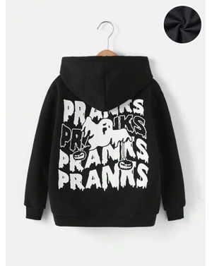 Hanorac Shein cu imprimeu pe spate 24MAE39063