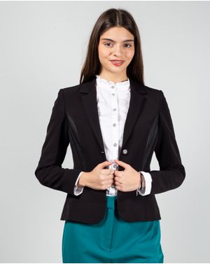 Sacou uni cu nasturi pentru femei 23DAV04002