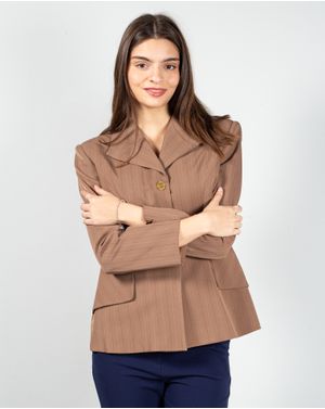 Sacou cu dungi si nasturi 23DAV04035