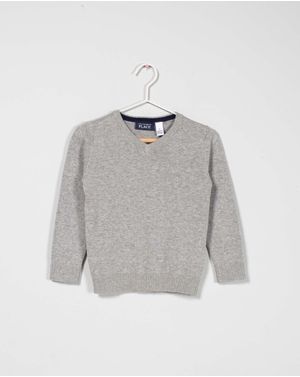 Pulover din bumbac tricotat 24MKF01009