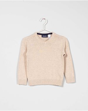 Pulover din bumbac tricotat fin pentru baieti 24MKF01011