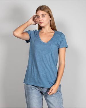 Tricou cu maneca scurta si buzunar la piept N240680001