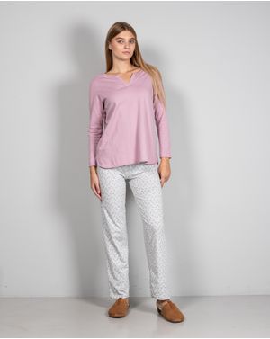 Pantaloni de pijama din bumbac 24MUR45025