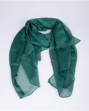 Esarfa verde din material fin