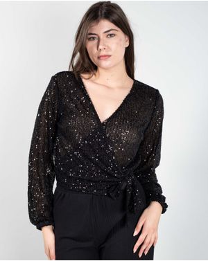 Bluza petrecuta cu paiete 24CLO03009