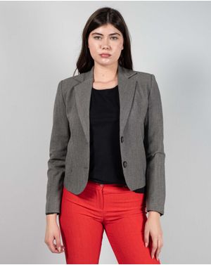 Sacou elegant cu nasturi si interior captusit 23DAV04090