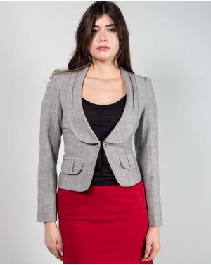 Sacou elegant cu buzunare 23DAV04096