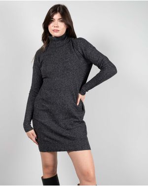 Rochie scurta din bumbac tricotat 24MKF03016