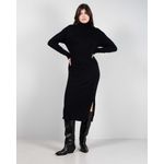 Rochie-tricotata-cu-guler-inalt-24MKF04190