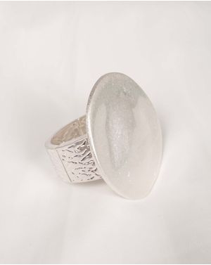 Bratara argintie statement elastica