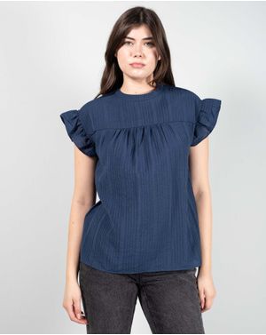 Bluza uni cu volane 24ITT35024