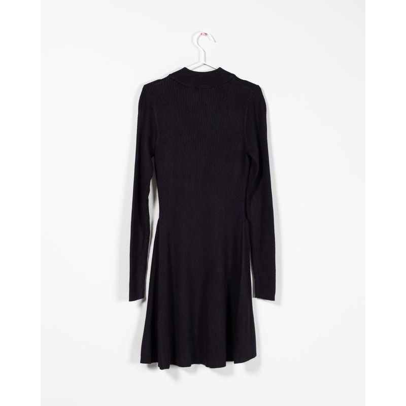 Rochie-tricotata-din-bumbac-cu-maneca-lunga-pentru-fete-24MKF02004
