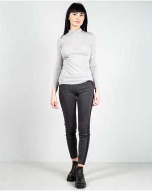 Pantaloni casual cu banda elastica in talie 24DAV05013