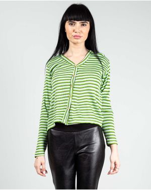 Bluza din bumbac cu maneca lunga 24DAV08012