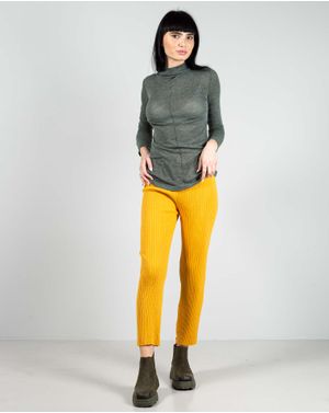 Pantaloni din bumbac tricotat cu talie elastica 24MAB06006
