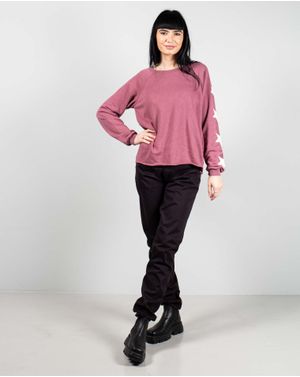 Bluza cu imprimeu pe maneci 24MAY37036