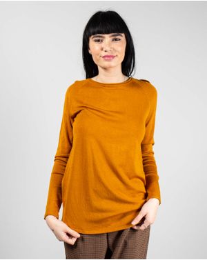 Pulover tricotat fin cu maneca lunga 24MAY37071