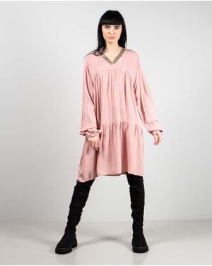 Rochie baby doll cu mansete elastice 24MAY16073