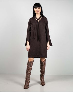 Rochie cu maneci asimetrice 24MAY37039