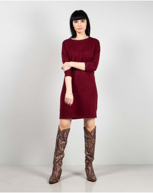 Rochie uni cu fermoar metalic la spate 24MAY37047