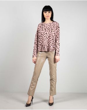 Pantaloni din imitatie de piele 24MAY37100